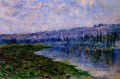 Die Seine und der Chaantemesle Hills Claude Monet